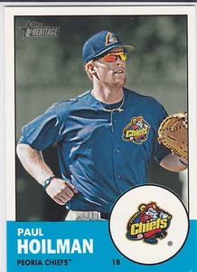 Paul Hoilman Chicago Cubs 2012 Topps Heritage Minor League Card - Picture 1 of 1
