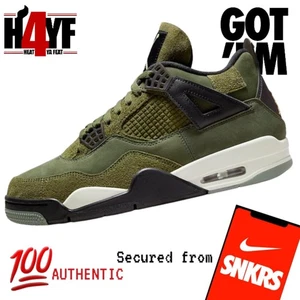 Air Jordan 4 SE Craft "Olive" Sz 12 - Picture 1 of 2