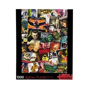 Hammer Classic Horrorfilme Collage (1000 Stück Puzzle) - Blendfrei... - Bild 1 von 7