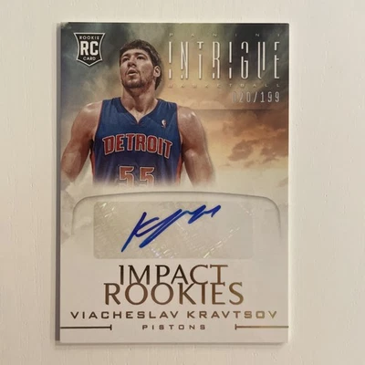 2012-13 Panini Intrigue Impact Rookies /199 Viacheslav Kravtsov #41 Auto RC - Image 1 of 3