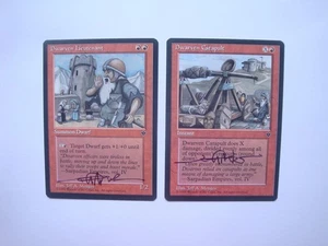 2x Fallen Empires ARTIST PROOFs - Signed - Jeff A. Menges - MTG - Picture 1 of 2