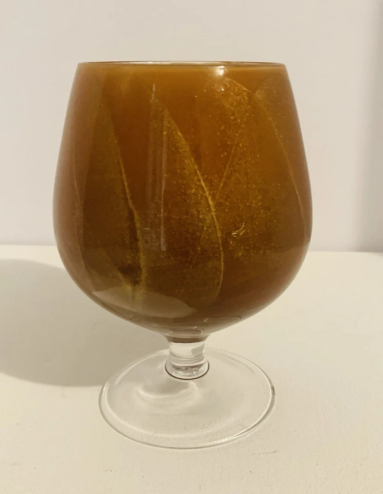 Northern Lights Esque Terra Cotta Scented Pedestal Candle 6” Tall - Image 1 of 4