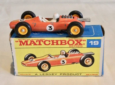 Matchbox Serie Nº Coche de carreras Lotus 19. Jugado en excelente caja original. Foto 1 de 4