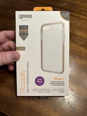 Gear4 Piccadilly Case for  iPhone 7/8 Clear Gold - Image 1 of 3