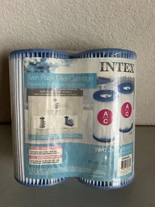 NEU Intex Typ A oder C 29002E Ersatz Schwimmbad Filterkartusche (2er Pack) - Bild 1 von 3