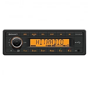 OPEN BOX Continental Stereo con AM/FM/BT/USB - 12V TR7412UB-O CON CABLAGGIO ISO! - Foto 1 di 1