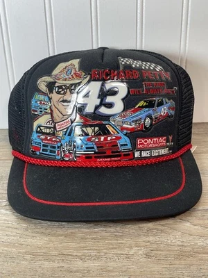 De colección Años 80 Richard Petty Snapback Trucker Sombrero Kandi Tops The King STP Pontiac  Foto 1 de 4
