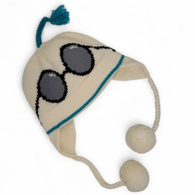 Kate Spade Ski Goggle Wool Winter Hat Cream NEW - Image 1 of 4