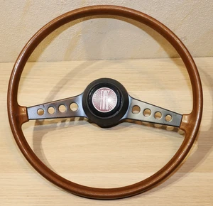 Volante de madera, FIAT Spider, 850 Coupe, 124 Coupe, Oldtimer - Imagen 1 de 12