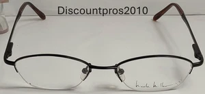 Nicole Miller Sling Back Eyeglasses Frame Basic Black 51-18-140 - Picture 1 of 4