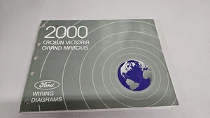 OEM 2000 Ford Crown Victoria Grand Marquis Factory Shop Wiring Diagrams Manual - Bild 1 von 6