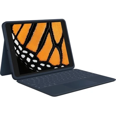 Logitech Resistente Combo 3 Teclado/Funda Apple iPad 7ª/8ª Generación Azul 920010341 Foto 1 de 4