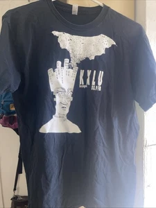 Vintage KXLU 88,9 UKW T-SHIRT HERREN MEDIUM Los Angeles Radiosender SELTEN Y2k wie abgebildet - Bild 1 von 3