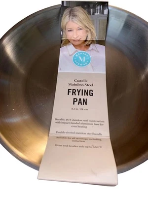 Sartén de acero inoxidable Castelle Martha Stewart 9,5" Foto 1 de 4