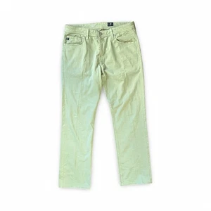 AG Adriano Goldschmied The Protege Jeans Straight Leg Men's Size 33X34 Green - Picture 1 of 10