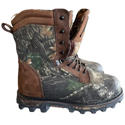 Rocky Bearclaw 3 Gore-Tex 1000 Gram Thinsulate 12W Camo Hunting Boot EUC! - Image 1 of 4