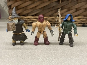 Custom Sculpted Painted Fantasy Hero Lot Wizard Archer Mega Construx Mini Figure - Picture 1 of 2