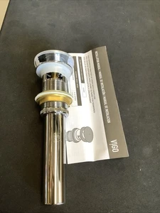 Vigo Bathroom Sink Pop Up Drain. Chrome. VG16002CH G2 - Picture 1 of 7