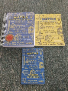 TEACHING TEXTBOOKS MATH 6 Answer Key Student Text CD-Rom Complete SET Sabouri - Picture 1 of 1