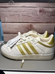 Adidas Originals White Gold LAFC Centennial 85 Low MLS Soccer JP5169 Size 8 - Picture 1 of 9