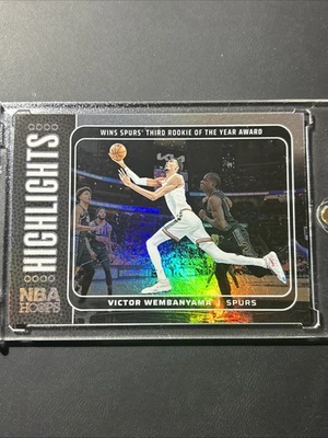 Aros Panini NBA Victor Wembanyama Highlights #2 San Antonio Spurs 2024-25 Foto 1 de 2