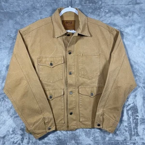Schaefer Outfitter Men's Tan Canvas Western Jacket Style 310 Large Made in USA - Picture 1 of 9