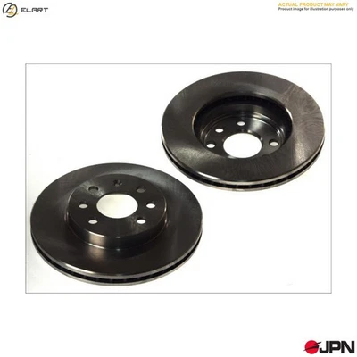 2x BRAKE DISC 40H9117K-JPN FOR RENAULT SCÉNIC/GRAND/II K9K734/732/728 1.5L 4cyl - Image 1 of 4