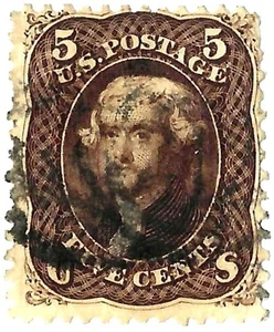 EAS_STAMPS US SCOTT #76 USED LOT B SCV $120.00 - Picture 1 of 1