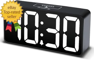 Small Digital Alarm Clock for Bederoom  Large Big Numbers Display - Picture 1 of 1
