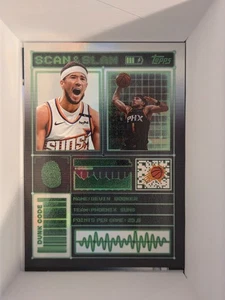2025 Topps Devin Booker Scan & Slam Insert Phoenix Suns Holo Parallel - Imagen 1 de 2
