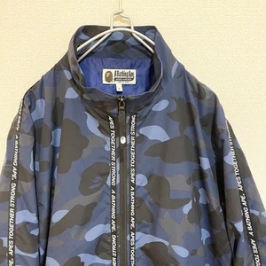 A Bathing Ape All-Over Logo Camouflage Nylon Jacket, Men's, - Picture 1 of 6