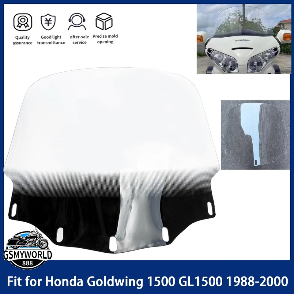 Parabrisas ventilado apto para Honda Goldwing 1500 GL1500 1988-2000 Foto 1 de 4