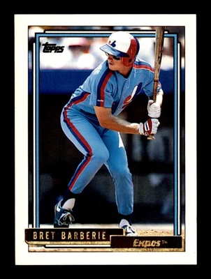 1992 Topps Gold #224 Bret Barberie Montreal Expos - Image 1 of 2