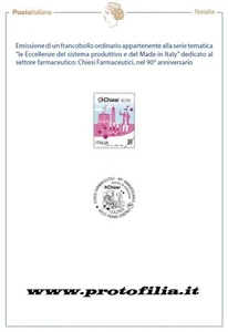 BOLLETTINO ILLUSTRATIVO ITALIA 2025 Nuovo " CHIESI FARMACEUTICA " - Foto 1 di 1