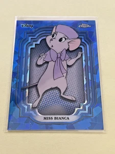 2024 Topps Chrome Disney Sapphire Bianca #39 Sapphire Refractor Rescuers - Picture 1 of 2