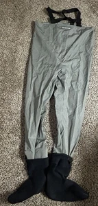 Simms Gore-Tex Stockingfoot Chest Waders Men’s M Made in USA Fishing - Picture 1 of 6