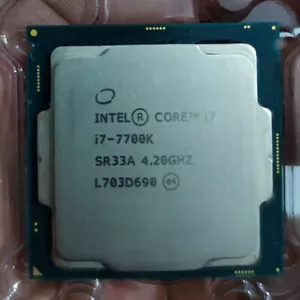 Intel 7th Core i7-7700K SR33A 4.20GHz 4-Core 8-T 8MB 91W LGA-1151 CPU Processor - Bild 1 von 1