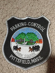 Pittsfield Police (Massachusetts) Parking Control Shoulder Patch from the 1990's - Picture 1 of 1