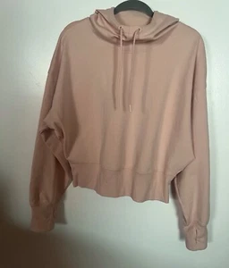 Old Navy Dynamic Fleece Hoodie Sweatshirt Pink Women’s Size Large - Picture 1 of 6