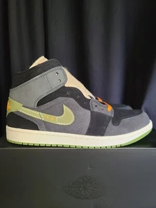 Nike Air Jordan 1 SE Craft Mid Anthracite Light Olive Halloween 2023 - Picture 1 of 6