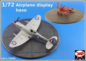 Redog 1:72 Round Resin Display Base For Scale Model Airplanes NEW! /d26 - Picture 1 of 3