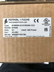 1PCS New For Pepperl+Fuchs AVM58N-011K1R0GN-1213 Encoder Via DHL or FedEx - Picture 1 of 4