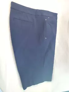 Pantalones Cortos Style & Co Para Mujer 14 Azul Marino Bermudas Chino Informales Preppy Verano Golf - Imagen 1 de 6