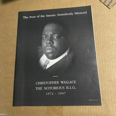 Original 13 By 11” Notorious B. I. G. Christopher Wallace 1997  Ad FLYER - Image 1 of 2