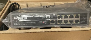 PoE SWITCH 9 PORT 10/100Mbps FAST ETHERNET 8 PoE+ PORTS SWITCH WITH 1 UPLINK - Picture 1 of 5