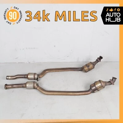 05-06 Mercedes R171 SLK280 SLK350 M272 conjunto de tubo de escape esquerdo e direito fabricante de equipamento original 34k - Imagem 1 de 4