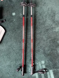 LEKI Back Country Adjustable Ski Poles With Shovel, Powder Baskets and Grips - Picture 1 of 3