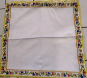 Sur - La - Tischservietten Blumenrand (8) 20 x 20 Neu mit Etikett - Bild 1 von 4