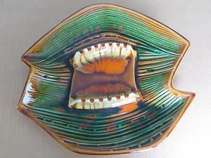 California Pottery Ashtray I-16 Retro Mid Century Ceramic Barware Rave - Picture 1 of 1