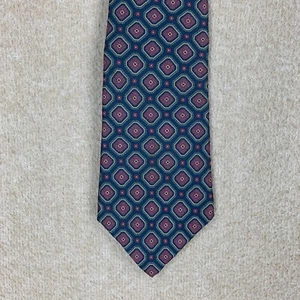 Vintage Oakton Tie Blue Micro Classic Necktie - Picture 1 of 5